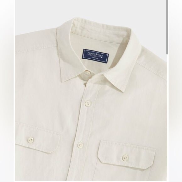 Vineyard vines men’s linen blend button-down size XL - Picture 1 of 9